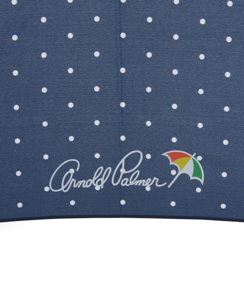 Arnold Palmer(アーノルドパーマー)の「ドット柄 晴雨兼用 シェア 長傘(長傘・レディース・ネイビー/ベージュ・F)」の4枚目の写真