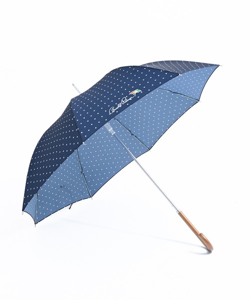 Arnold Palmer(アーノルドパーマー)の「ドット柄 晴雨兼用 シェア 長傘(長傘・レディース・ネイビー/ベージュ・F)」の5枚目の写真