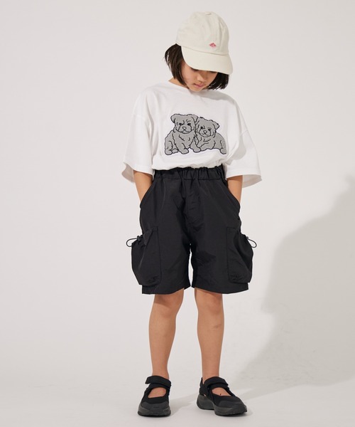 PAIRMANON STREET（ペアマノンストリート）の「【水陸両用】【PAIRMANON STREET】無地 サイドポケット ナイロン ショートパンツ（その他パンツ・キッズ・ブラック/ブルー/ベージュ・140/160/100/130/90/120/110/150）」の9枚目の写真