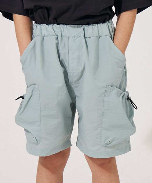 PAIRMANON STREET（ペアマノンストリート）の「【水陸両用】【PAIRMANON STREET】無地 サイドポケット ナイロン ショートパンツ（その他パンツ・キッズ・ブラック/ブルー/ベージュ・140/160/100/130/90/120/110/150）」の20枚目の写真