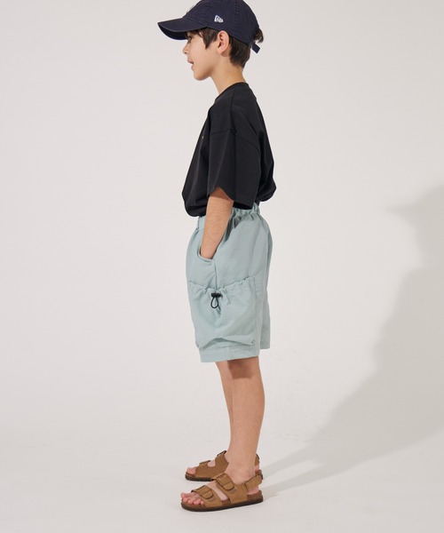 PAIRMANON STREET（ペアマノンストリート）の「【水陸両用】【PAIRMANON STREET】無地 サイドポケット ナイロン ショートパンツ（その他パンツ・キッズ・ブラック/ブルー/ベージュ・140/160/100/130/90/120/110/150）」の17枚目の写真