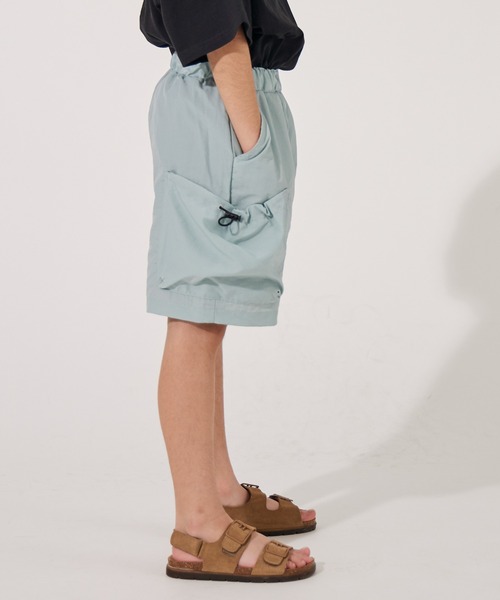 PAIRMANON STREET（ペアマノンストリート）の「【水陸両用】【PAIRMANON STREET】無地 サイドポケット ナイロン ショートパンツ（その他パンツ・キッズ・ブラック/ブルー/ベージュ・140/160/100/130/90/120/110/150）」の15枚目の写真