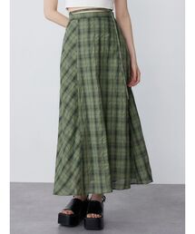 MURUA | 【WEB限定】チェックフレアスカート(スカート)