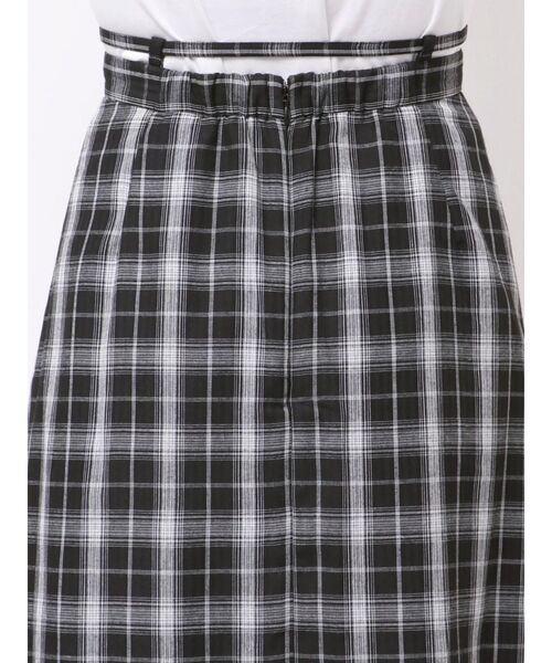 MURUA（ムルーア）の「【WEB限定】チェックフレアスカート（スカート・レディース・ブラック/グレー/グリーン・FREE）」の8枚目の写真