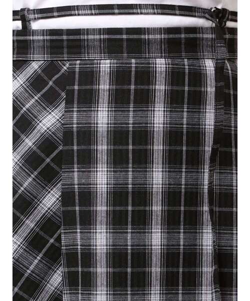 MURUA（ムルーア）の「【WEB限定】チェックフレアスカート（スカート・レディース・ブラック/グレー/グリーン・FREE）」の6枚目の写真