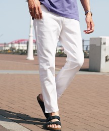 jiggys shop | ストレッチ スリム テーパード アンクルパンツ(チノパンツ)