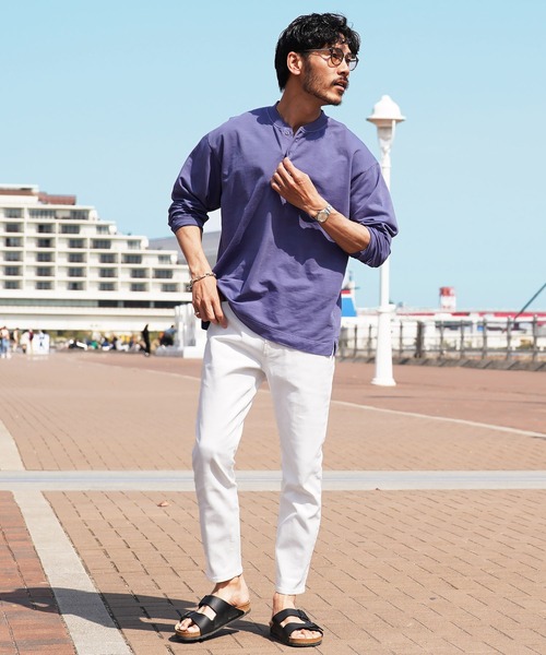 jiggys shop（ジギーズショップ）の「ストレッチ スリム テーパード アンクルパンツ（チノパンツ・メンズ・ライトグレー/ブラック/ホワイト/チャコールグレー/ベージュ/ネイビー/ブラウン/アイボリー/グレー系その他/カーキ・SMALL/MEDIUM/LARGE/X-LARGE）」の16枚目の写真