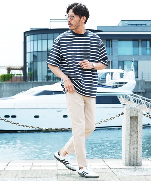 jiggys shop（ジギーズショップ）の「ストレッチ スリム テーパード アンクルパンツ（チノパンツ・メンズ・ライトグレー/ブラック/ホワイト/チャコールグレー/ベージュ/ネイビー/ブラウン/アイボリー/グレー系その他/カーキ・SMALL/MEDIUM/LARGE/X-LARGE）」の14枚目の写真