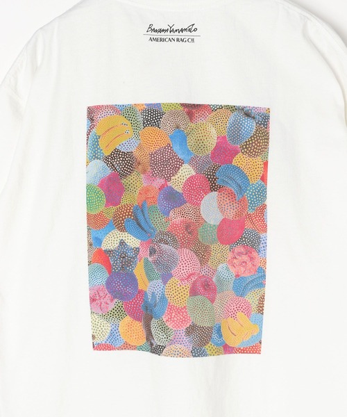 AMERICAN RAG CIE(アメリカンラグシー)の「【AMERICAN RAG CIE×BANANA YAMAMOTO】Fruits Object T(ユニセックス)(Tシャツ/カットソー・メンズ・ブラック/ホワイト・MEDIUM/LARGE)」の8枚目の写真