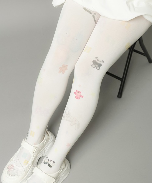 セール】シアータイツ/ミニアニマル/ウィッシュコア（タイツ