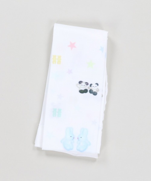 SPINNS（スピンズ）の「シアータイツ/ミニアニマル/ウィッシュコア（タイツ/ストッキング・レディース・ホワイト・ONESIZE）」の3枚目の写真