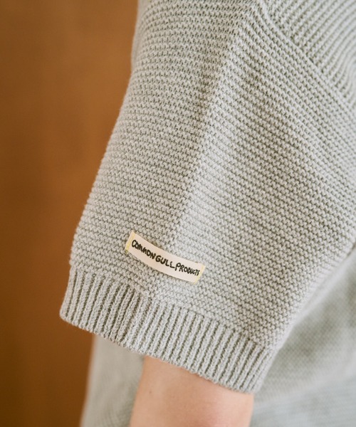 common gull products.(コモンガルプロダクツ)の「嗜む半袖ニット(ニット/セーター・レディース・レッド/杢グレー/イエロー・SMALL/MEDIUM/LARGE)」の18枚目の写真
