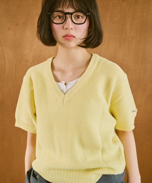 NOLLEY'S ニット セーター 「手洗い可能」ベーシック半袖ニット