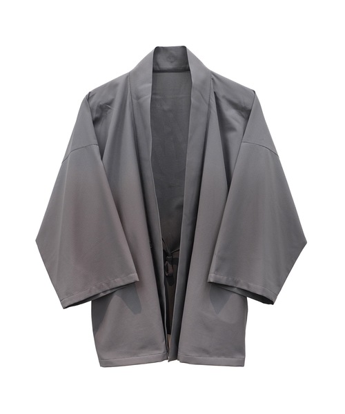 TROVE(トローヴ)の「TROVE x 岡部文彦 x WAROBE / ACTIVE HANTEN 刈(カーディガン/ボレロ・メンズ・ブラック/チャコール・2/3/4)」の4枚目の写真