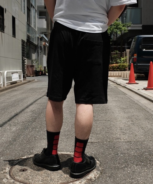 American Apparel（アメリカンアパレル）の「THRIFTY LOOK　スリフティルック / AMERICAN APPAREL COTTON SHORTS アメアパ（その他パンツ・メンズ・ブラック/オリーブ/グレー/サンドベージュ/エメラルド・MEDIUM/LARGE/SMALL）」の8枚目の写真