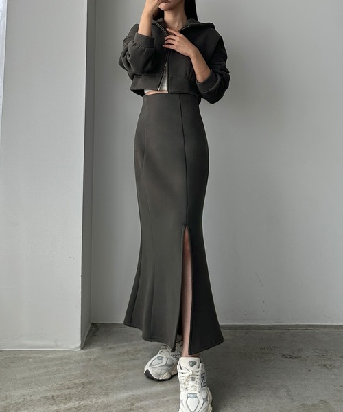 新品 レディース ラッセルノ パーカー スカート セット サイズM相当 グリーン 新品 レディース ラッセルノ パーカー スカート セット サイズM