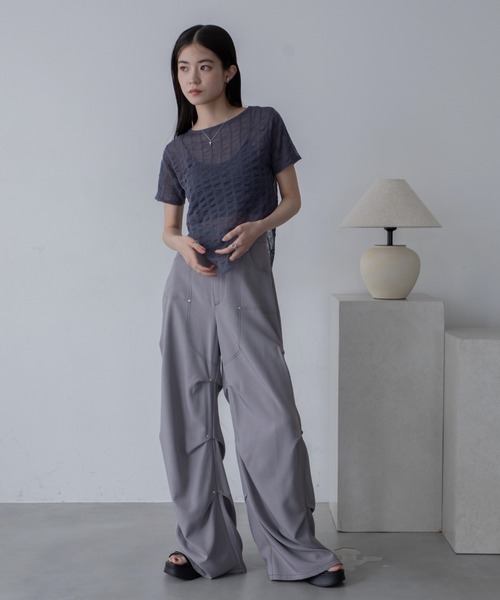 フクレストライプシアートップス（Tシャツ/カットソー）｜VACANCY
