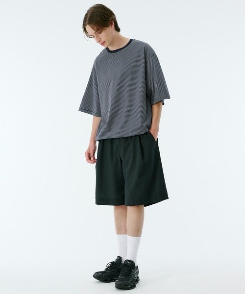 PUBLIC TOKYO(パブリックトウキョウ)の「〈セットアップ対応〉接触冷感 | Air tool イージーショーツ(その他パンツ・メンズ・ブラック/ダークグレー・1/2)」の19枚目の写真