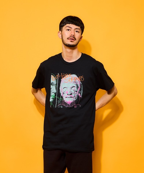 MUSIC TEE(ミュージックティー)の「BUTTHOLE SURFERS - “PSYCHIC POWERLESS”(Tシャツ/カットソー・メンズ・バーガンディー/ブラック・XX-LARGE/MEDIUM/LARGE/X-LARGE)」の2枚目の写真