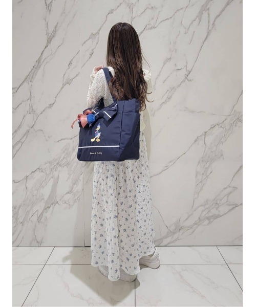 サイドポケットトートバッグ　ジョリーフルール Donald Duck/サイドポケットトートバッグ/Maison de FLEUR