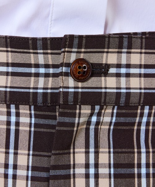 DOUBLE STANDARD CLOTHING（ダブルスタンダードクロージング）の「ハイカウントコットン チェックワイドパンツ（その他パンツ・レディース・チェック・38/36）」の7枚目の写真