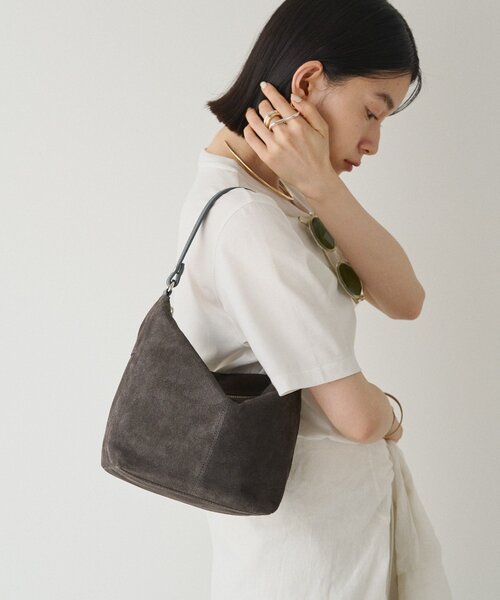 M*o様 【新品】russet ラシット スエードシンプルショルダー ブラウン russet（ラシット）の「スエードシンプルショルダー（ショルダーバッグ