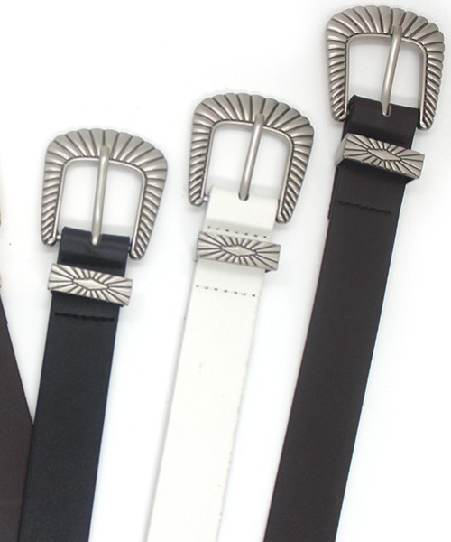 Bling Leads（ブリングリーズ）の「Z)【BLINGLEADS】ZK-27 PUﾚｻﾞｰｳｴｽﾀﾝﾍﾞﾙﾄ（ベルト・メンズ・ブラック・FREE）」の3枚目の写真