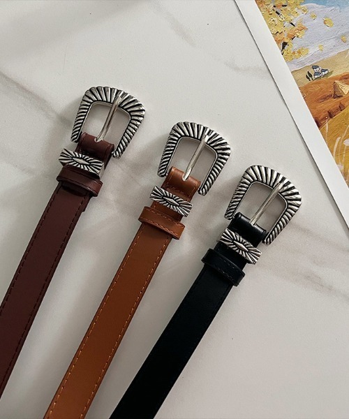 Bling Leads（ブリングリーズ）の「Z)【BLINGLEADS】ZK-27 PUﾚｻﾞｰｳｴｽﾀﾝﾍﾞﾙﾄ（ベルト・メンズ・ブラック・FREE）」の6枚目の写真