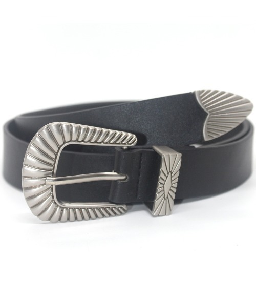 Bling Leads（ブリングリーズ）の「Z)【BLINGLEADS】ZK-27 PUﾚｻﾞｰｳｴｽﾀﾝﾍﾞﾙﾄ（ベルト・メンズ・ブラック・FREE）」の8枚目の写真