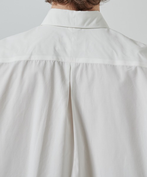 markaware（マーカウェア）の「【MARKAWARE/marka】COMFORT FIT S/S SHIRT（シャツ/ブラウス・メンズ・ホワイト/チャコールグレー/ブルー・1/2）」の8枚目の写真