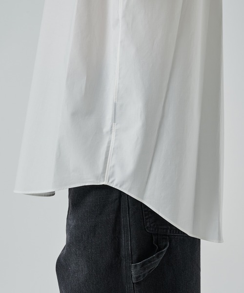 markaware（マーカウェア）の「【MARKAWARE/marka】COMFORT FIT S/S SHIRT（シャツ/ブラウス・メンズ・ホワイト/チャコールグレー/ブルー・1/2）」の10枚目の写真