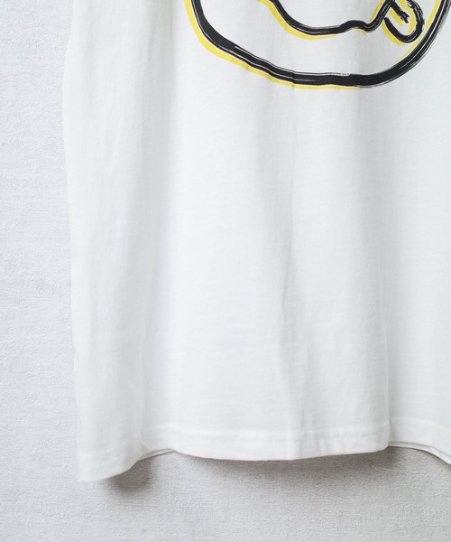 ROCK-OFF(ロックオフ)の「【ROCK-OFF】NIRVANA HAPPY FACE RINGER T-SHIRTS(Tシャツ/カットソー・メンズ・ブラック/ホワイト・X-LARGE/LARGE/MEDIUM)」の8枚目の写真