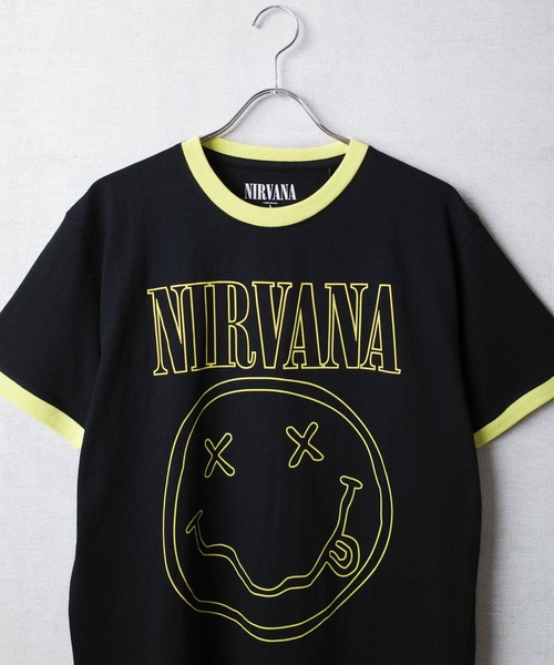 ROCK-OFF(ロックオフ)の「【ROCK-OFF】NIRVANA HAPPY FACE RINGER T-SHIRTS(Tシャツ/カットソー・メンズ・ブラック/ホワイト・X-LARGE/LARGE/MEDIUM)」の16枚目の写真