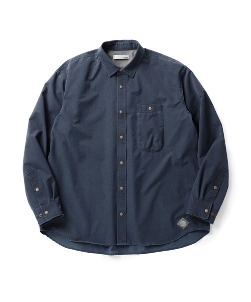 narifuri(ナリフリ)の「NFC ピグメントメッシュシャツ(シャツ/ブラウス・メンズ・ダークネイビー/インディゴブルー/ダークオリーブ・X-LARGE/LARGE/MEDIUM/SMALL)」の8枚目の写真