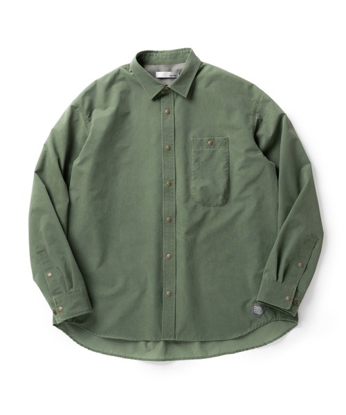 narifuri(ナリフリ)の「NFC ピグメントメッシュシャツ(シャツ/ブラウス・メンズ・ダークネイビー/インディゴブルー/ダークオリーブ・X-LARGE/LARGE/MEDIUM/SMALL)」の9枚目の写真