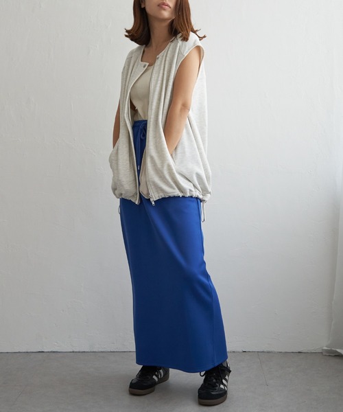 notch.（ノッチ）の「バルーンスウェットベスト（ベスト・レディース・グレー系その他/チャコール/ブラック/アイボリー・M）」の10枚目の写真