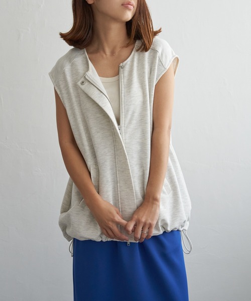 notch.（ノッチ）の「バルーンスウェットベスト（ベスト・レディース・グレー系その他/チャコール/ブラック/アイボリー・M）」の6枚目の写真