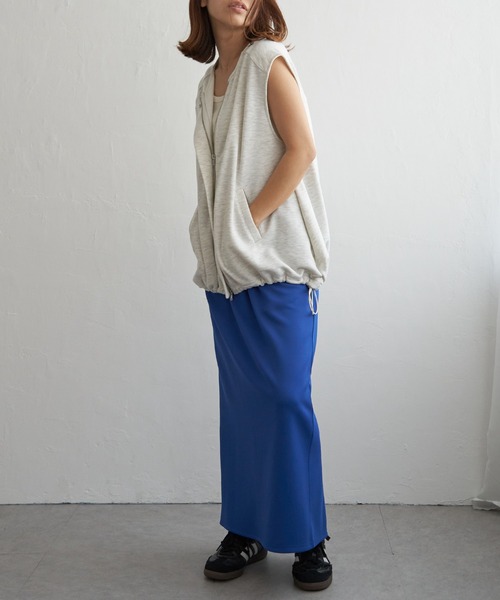 notch.（ノッチ）の「バルーンスウェットベスト（ベスト・レディース・グレー系その他/チャコール/ブラック/アイボリー・M）」の12枚目の写真