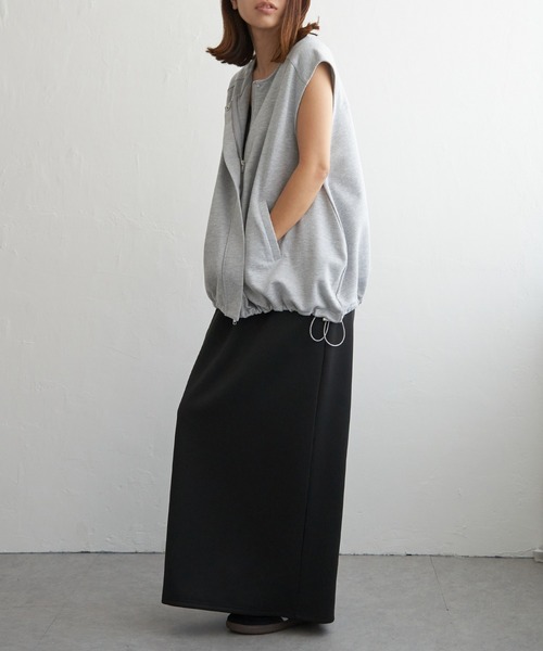 notch.（ノッチ）の「バルーンスウェットベスト（ベスト・レディース・グレー系その他/チャコール/ブラック/アイボリー・M）」の17枚目の写真