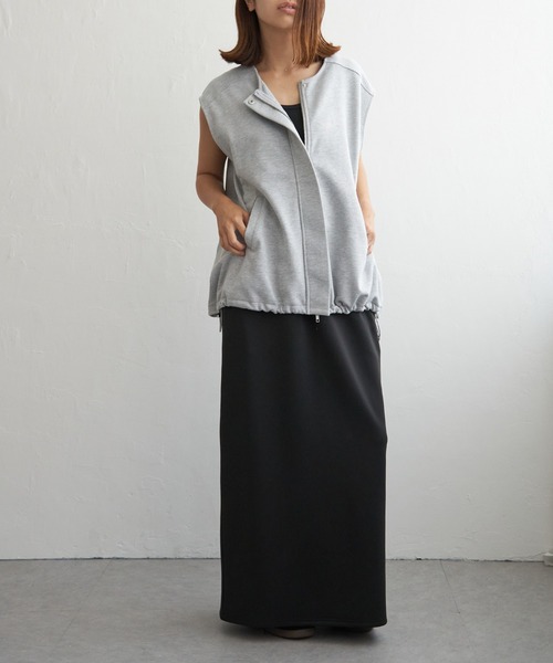 notch.（ノッチ）の「バルーンスウェットベスト（ベスト・レディース・グレー系その他/チャコール/ブラック/アイボリー・M）」の19枚目の写真