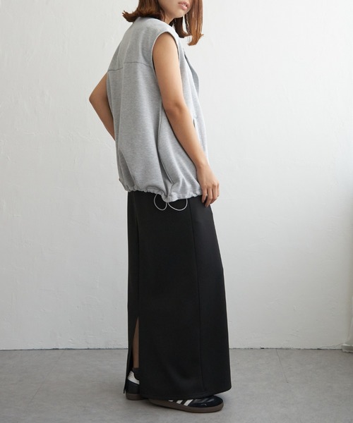 notch.（ノッチ）の「バルーンスウェットベスト（ベスト・レディース・グレー系その他/チャコール/ブラック/アイボリー・M）」の20枚目の写真