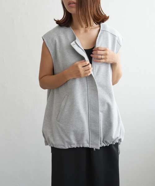 notch.（ノッチ）の「バルーンスウェットベスト（ベスト・レディース・グレー系その他/チャコール/ブラック/アイボリー・M）」の14枚目の写真