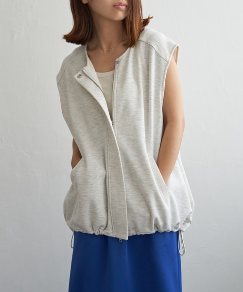 notch.（ノッチ）の「バルーンスウェットベスト（ベスト・レディース・グレー系その他/チャコール/ブラック/アイボリー・M）」の5枚目の写真