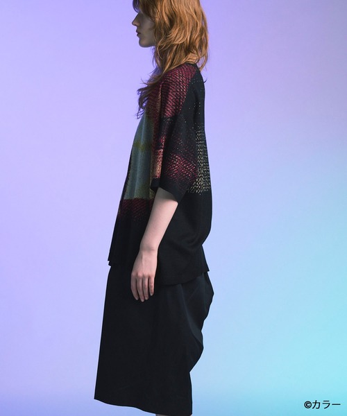 MAISON SPECIAL(メゾンスペシャル)の「《UNISEX》【EVANGELION for MAISON SPECIAL】5 Colors Jacquard Prime-Over Short Sleeve Crew Neck Knit T-Shirt/「エヴァンゲリオン」5色ジャガードプライムオーバークルーネックニットTシャツ【MAISON SPECIAL/メゾンスペシャル】(ニット/セーター・メンズ・その他1/その他2/その他3・0/1/2)」の21枚目の写真