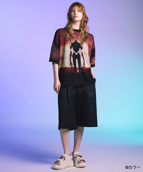 MAISON SPECIAL(メゾンスペシャル)の「《UNISEX》【EVANGELION for MAISON SPECIAL】5 Colors Jacquard Prime-Over Short Sleeve Crew Neck Knit T-Shirt/「エヴァンゲリオン」5色ジャガードプライムオーバークルーネックニットTシャツ【MAISON SPECIAL/メゾンスペシャル】(ニット/セーター・メンズ・その他1/その他2/その他3・0/1/2)」の10枚目の写真