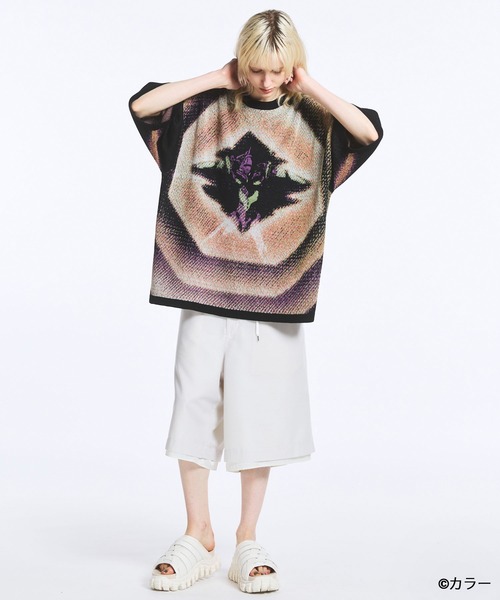 トップス EVANGELION for MAISONSPECIAL KnitT-Shirt EVANGELION for MAISONSPECIAL KnitT-Shirt
