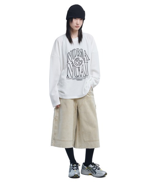 NOMANUAL /ノーマニュアル」C.D.L BERMUDA PANTS（デニムパンツ