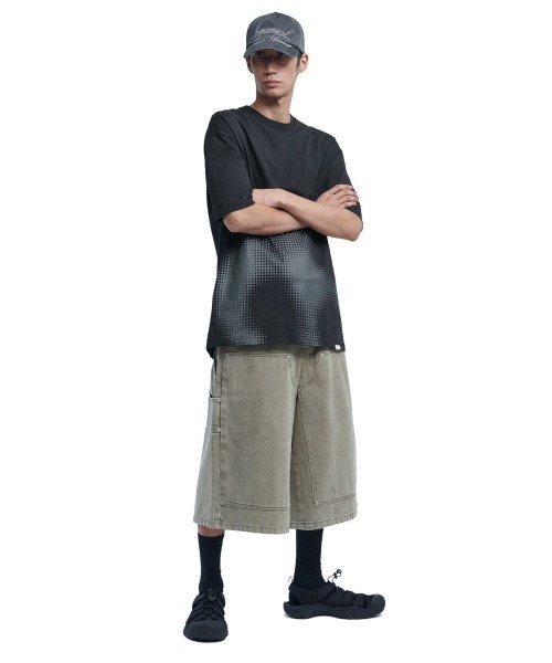 NOMANUAL /ノーマニュアル」C.D.L BERMUDA PANTS（デニムパンツ