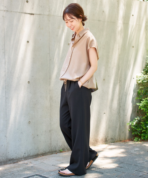 追加》ダブルクロスツータックパンツ（スラックス）｜Spick & Span