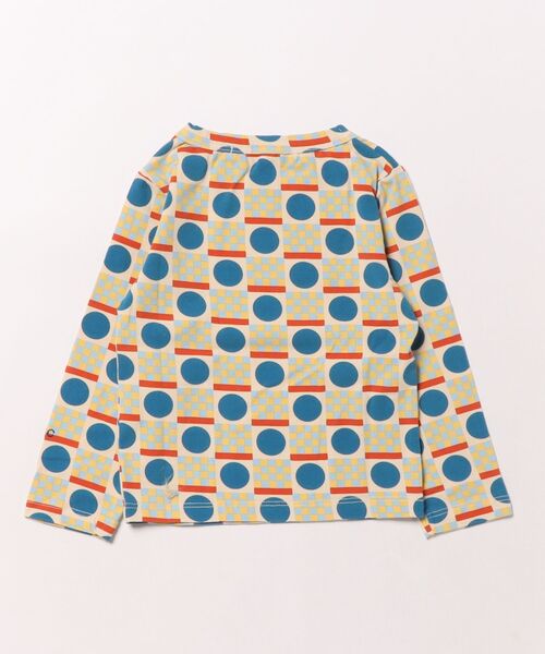 BOBO CHOSES（ボボショーズ）の「Geometric Scacs all over T-shirt（Tシャツ/カットソー・キッズ・オフホワイト・2-3YEAR/4-5YEAR/6-7YEAR/8-9y/10-11y/12-13y）」の6枚目の写真